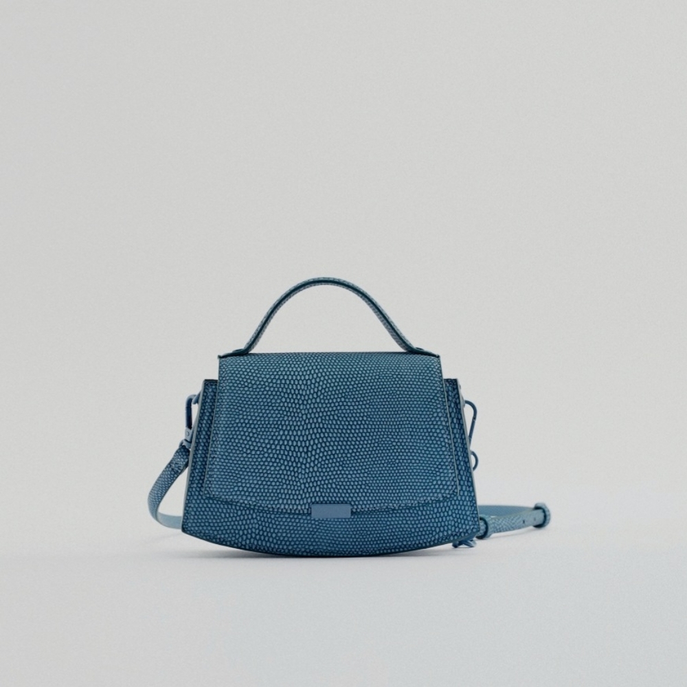 Zara Embossed Mini Crossbody - Picture 2 of 11